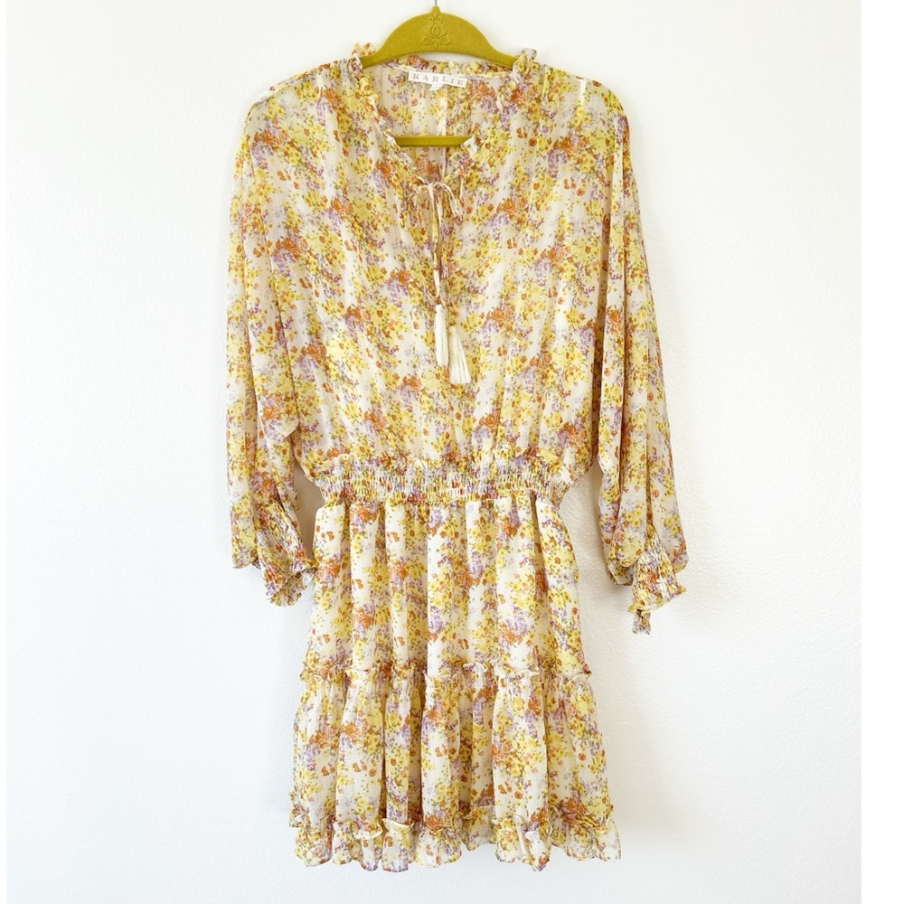 Karlie Floral Popover Mini Dress